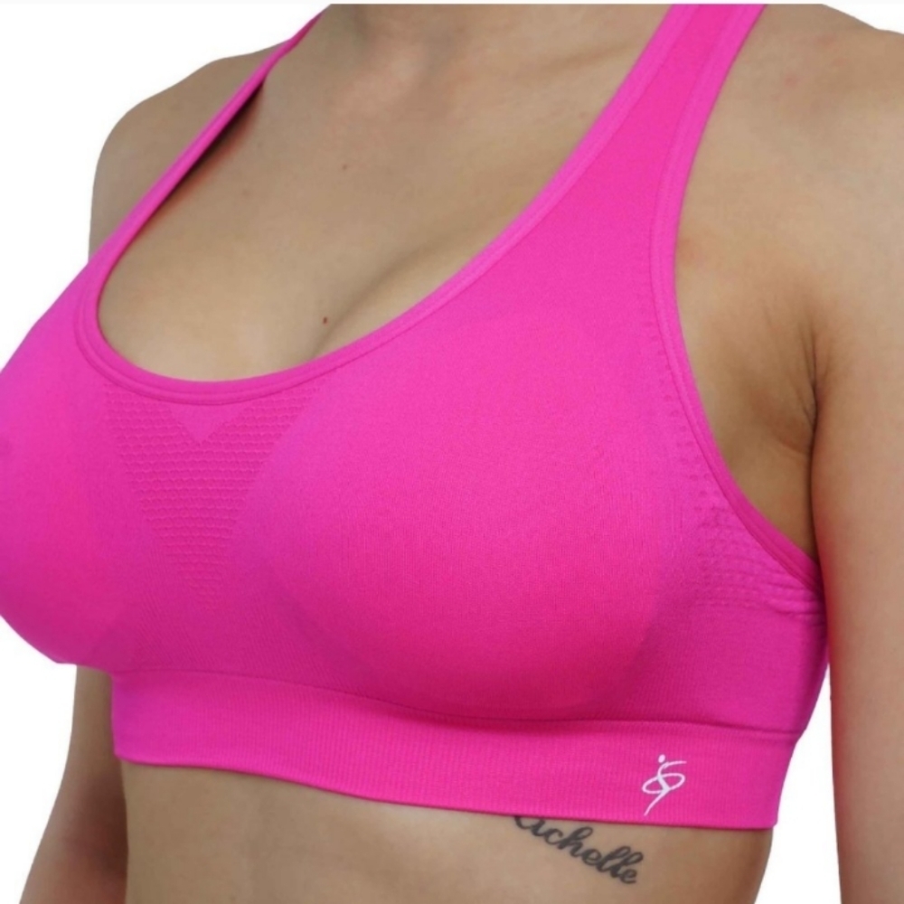 Athletic Racerback Sports Bra Padded - Picture 3 of 5
